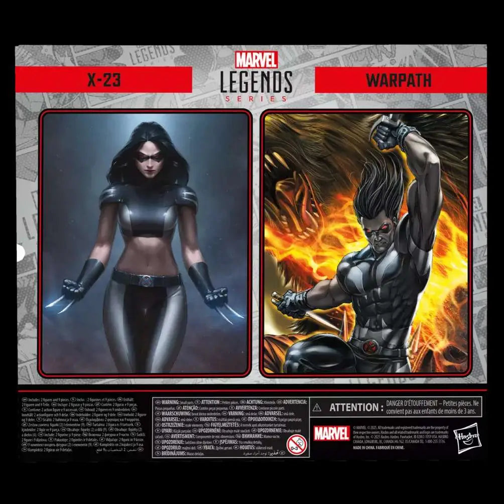 Figura hasbro marvel legends series x foce x - 23 & warpath