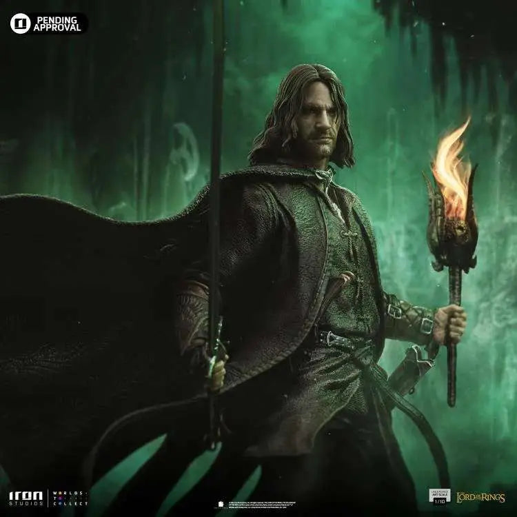 LORD OF THE Anillo ARAGORN UNLEASHED 1/10 Estatua