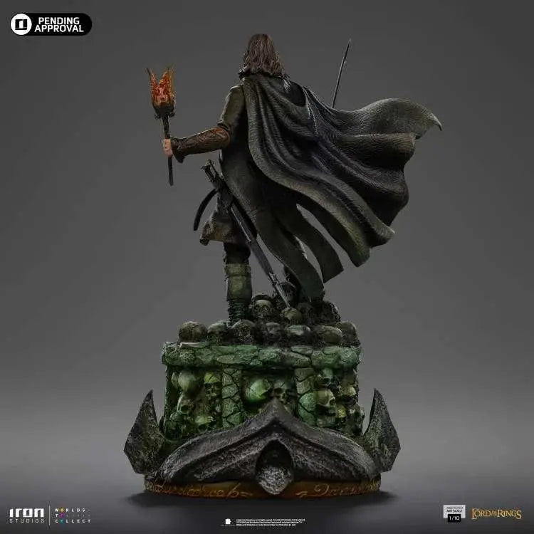 LORD OF THE Anillo ARAGORN UNLEASHED 1/10 Estatua