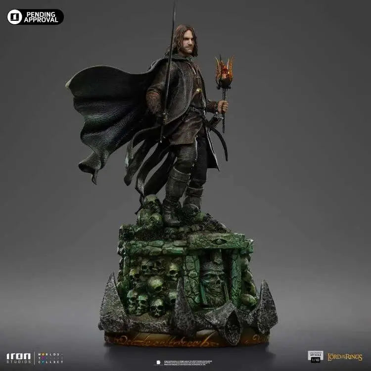 LORD OF THE Anillo ARAGORN UNLEASHED 1/10 Estatua