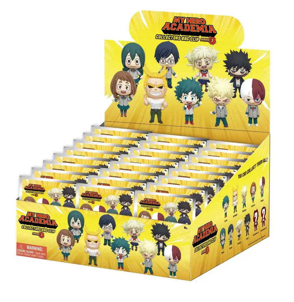 MY HERO ACADEMIA  S.3 Bolsa CLIP BLIND Caja DISPLAY (24) Frikytopia