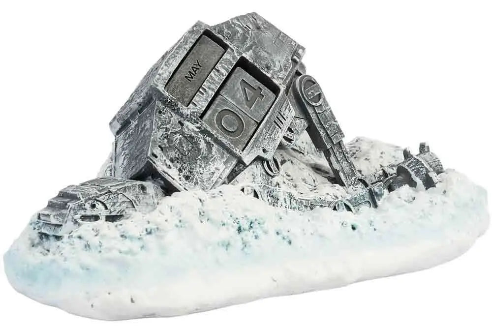 Calendario Perpetuo 3D AT-AT Derribado Star Wars