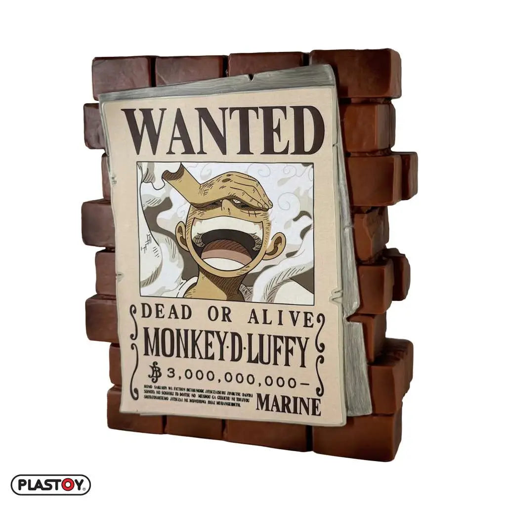 Figura Hucha Wanted Luffy One Piece 16 cm