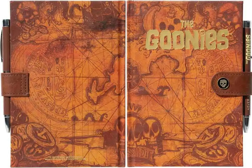 THE GOONIES THE TREASURE MAP Libreta
