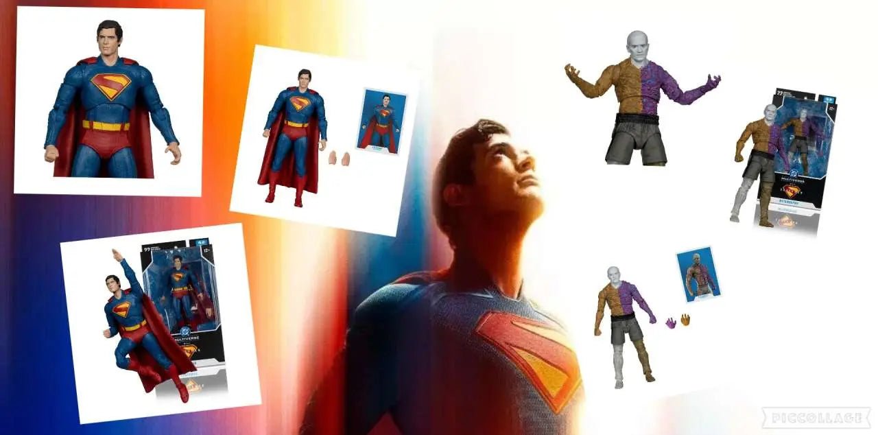 DC MULTIVERSE SUPERMAN MOVIE 2025 Figura SET (6)