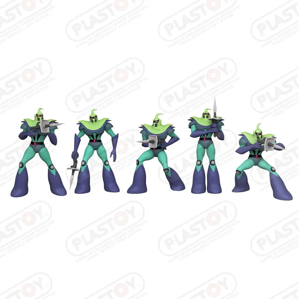 GRENDIZER VEGAN SOLDIERS Figura SET (5)