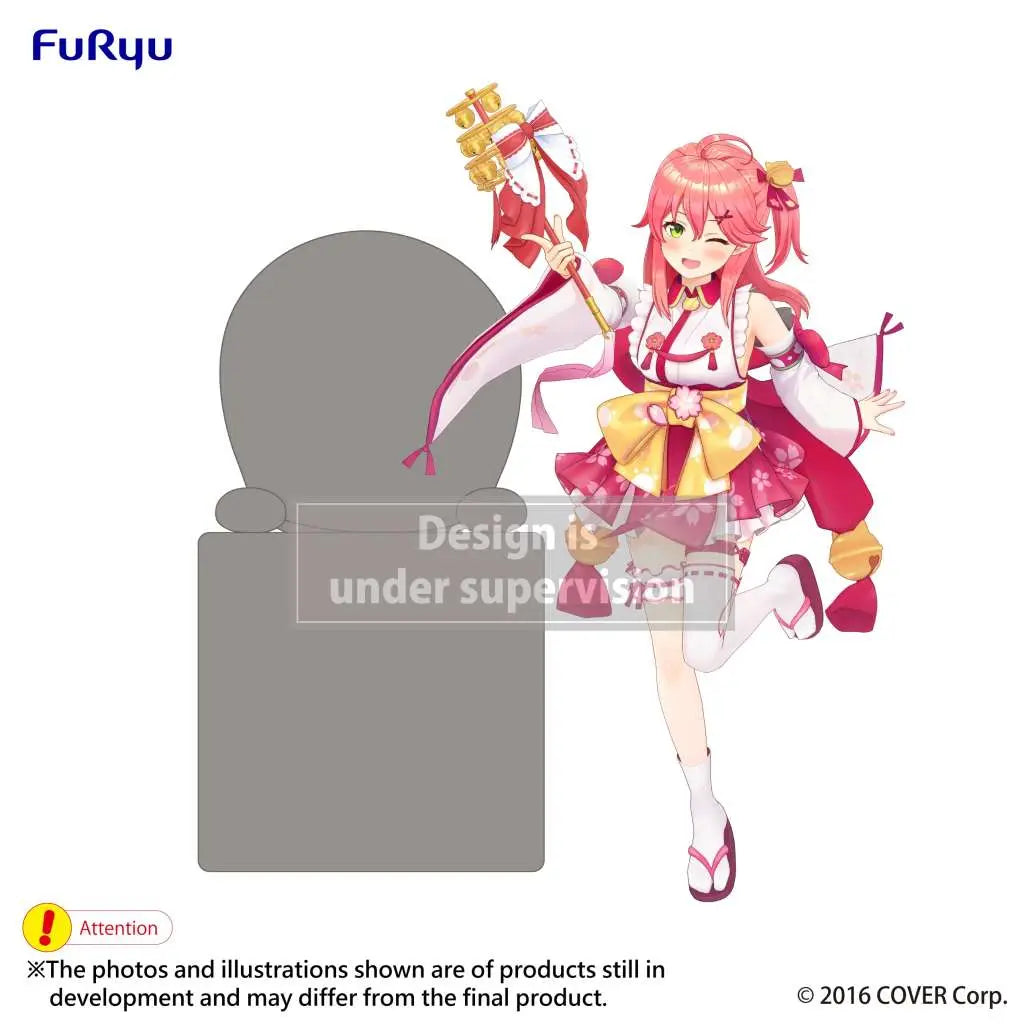 Hololive Production Estatua PVC Hikkake Sakura Miko 10 cm