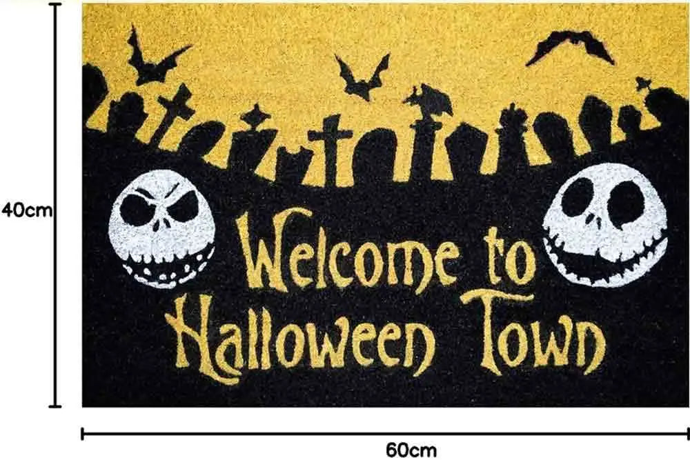 Felpudo Halloween Town Pesadilla Antes de Navidad Disney