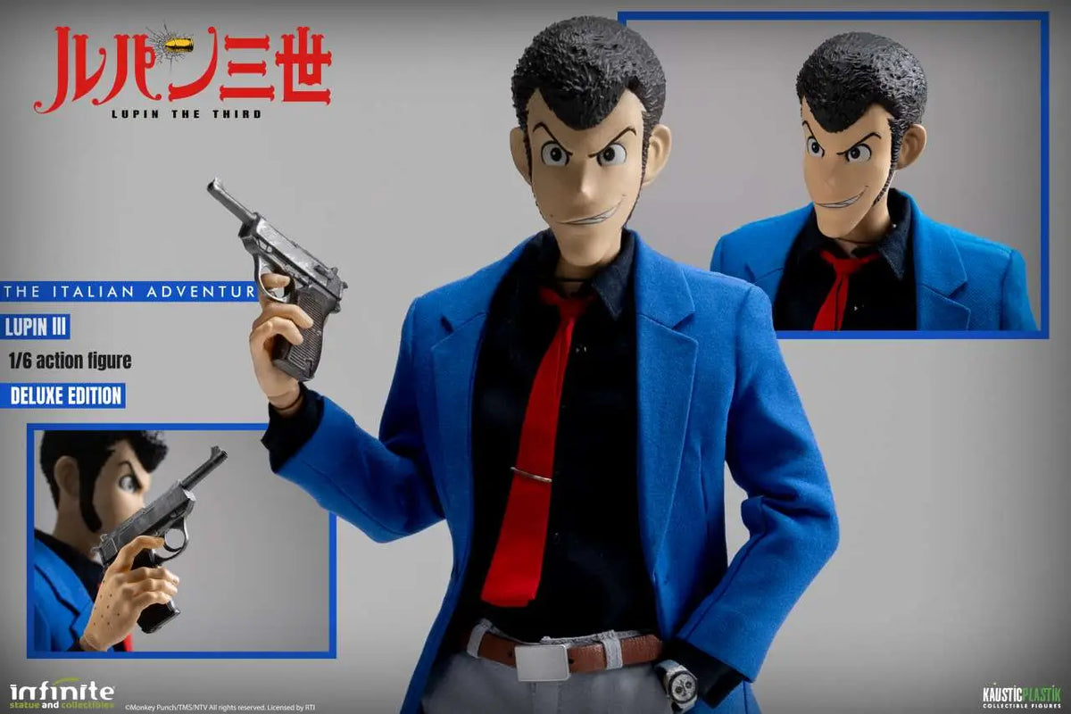 LUPIN THE 3rd THE ITALIAN ADVENTURE LUPIN 1/6 ACTION Figura DELUXE EDITION