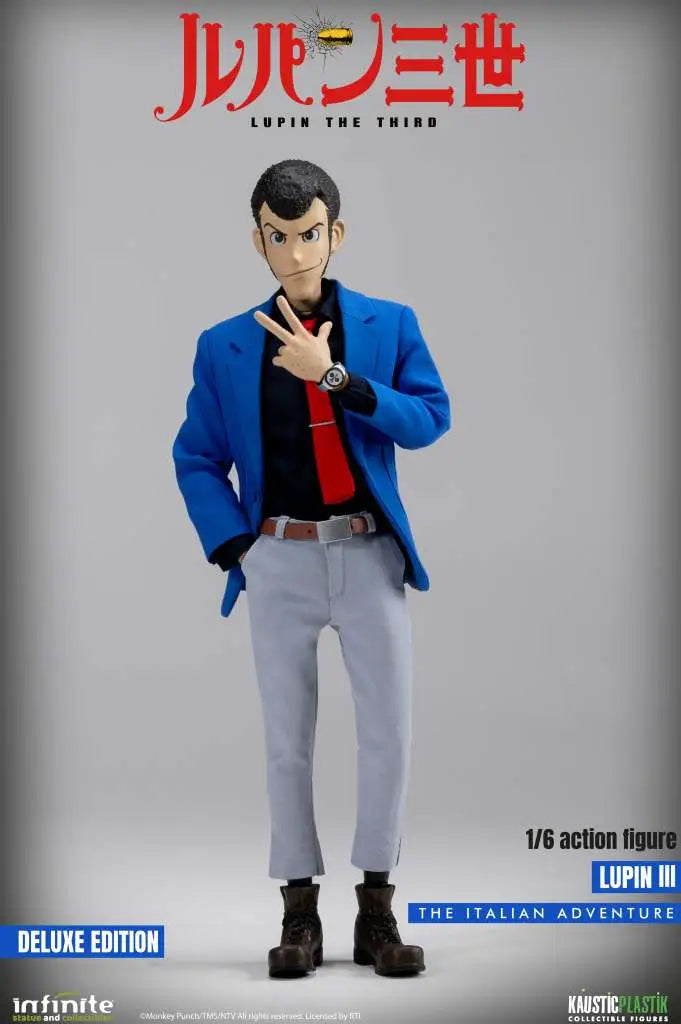 LUPIN THE 3rd THE ITALIAN ADVENTURE LUPIN 1/6 ACTION Figura DELUXE EDITION
