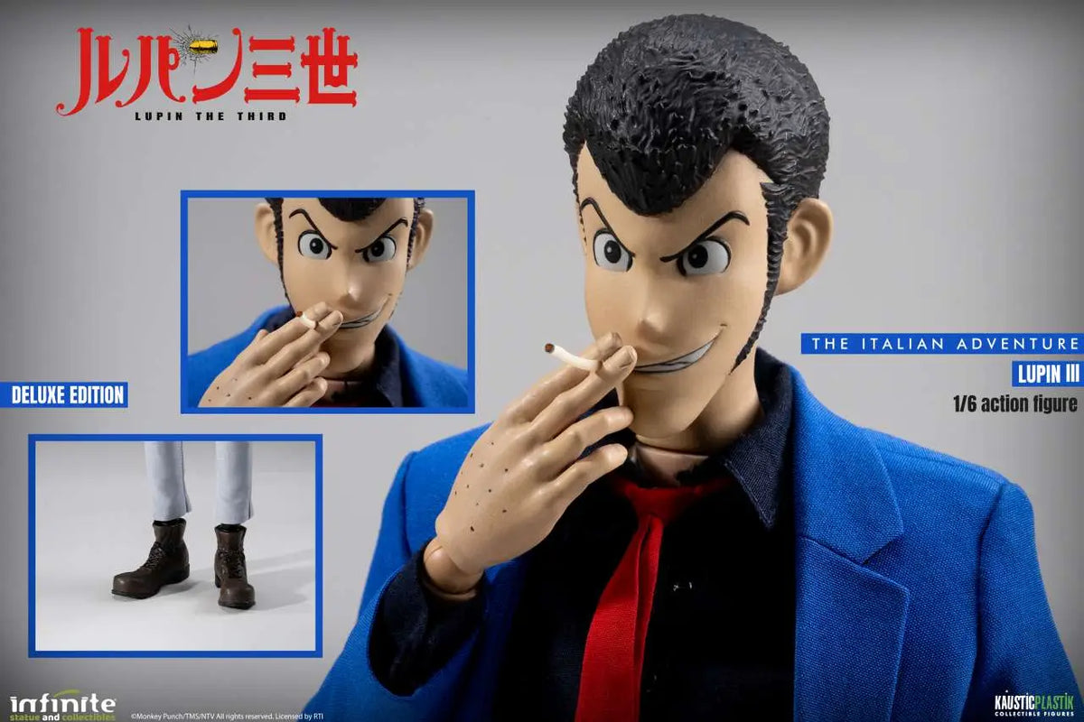 LUPIN THE 3rd THE ITALIAN ADVENTURE LUPIN 1/6 ACTION Figura DELUXE EDITION