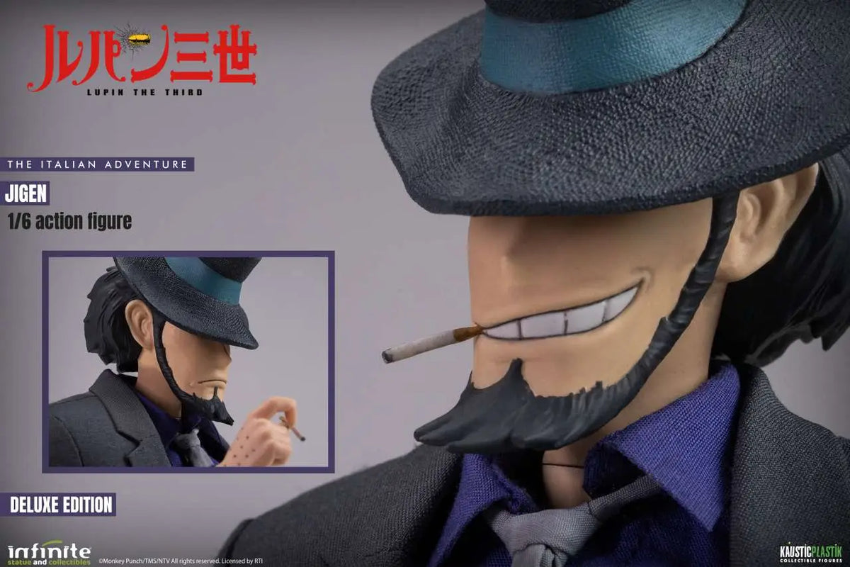 LUPIN THE 3rd THE ITALIAN ADVENTURE DAISUKE JIGEN 1/6 ACTION Figura DELUXE EDITION