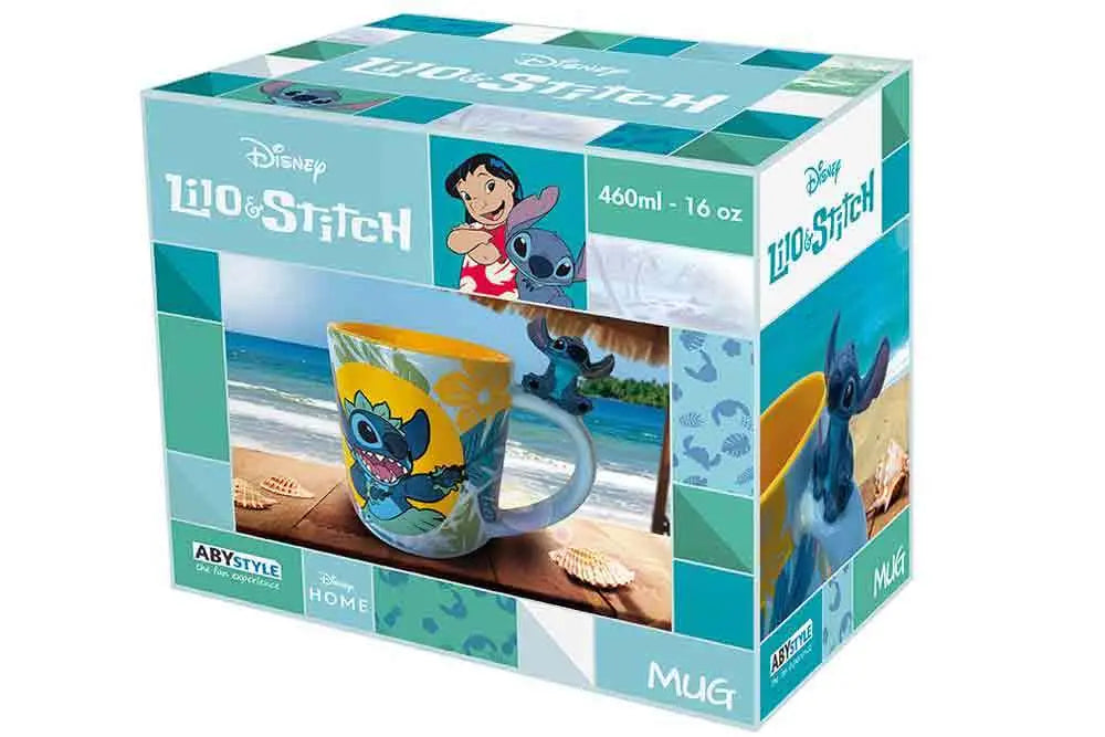 Taza 3d abystyle disney stitch hawaiano