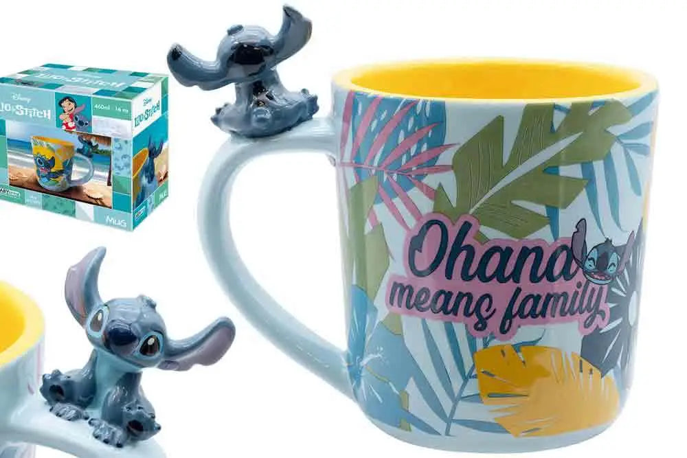 Taza 3d abystyle disney stitch hawaiano