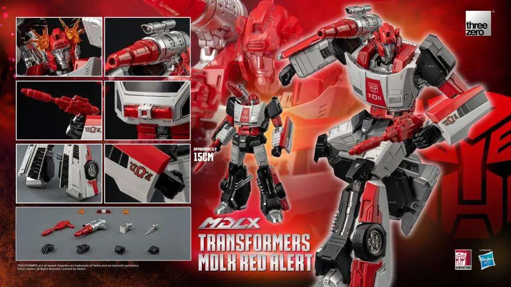 TRANSFORMERS  MDLX RED ALERT ACTION Figura