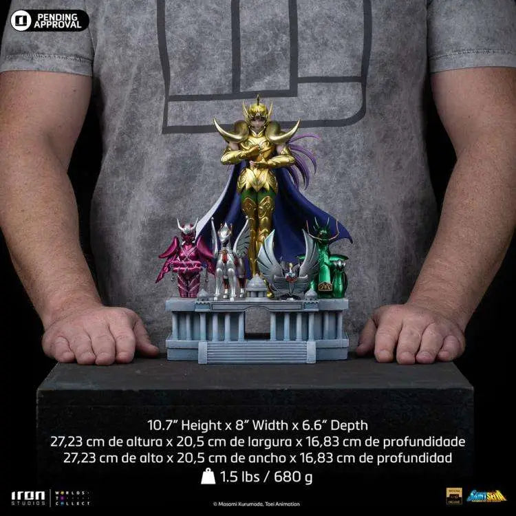 Saint Seiya Estatua 1/10 Art Scale Aries Mu Deluxe 27 cm