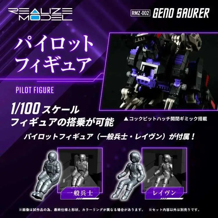 ZOIDS REALIZE RMZ-002 GENO SAURER 1/100 MODEL KIT