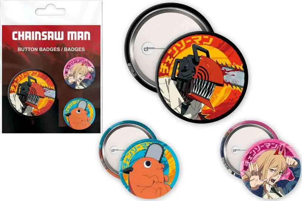 CHAINSAW MAN Chapa PACK Frikytopia