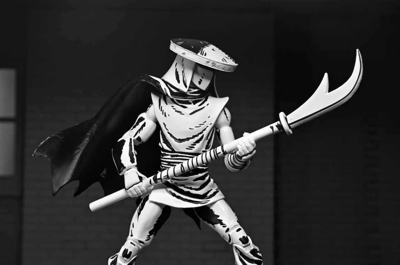 Teenage Mutant Ninja Turtles Figura Elite Foot Ninja Guard Black & White 18 cm