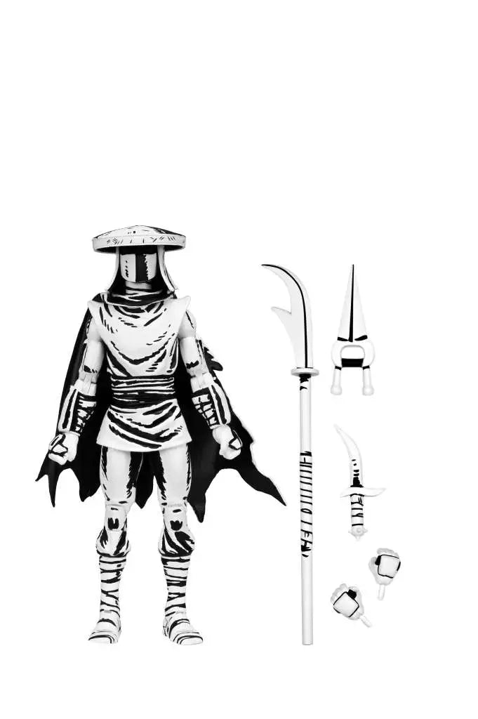 Teenage Mutant Ninja Turtles Figura Elite Foot Ninja Guard Black & White 18 cm
