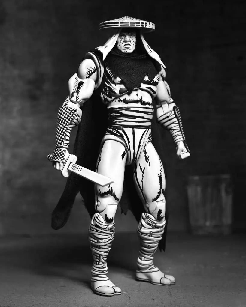 Teenage Mutant Ninja Turtles Figura Foot Assassin Black and White 18 cm