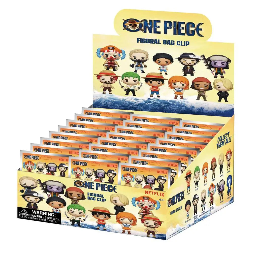 One Piece Colgantes PVC 3D Netflix Series 1 Expositor (24)