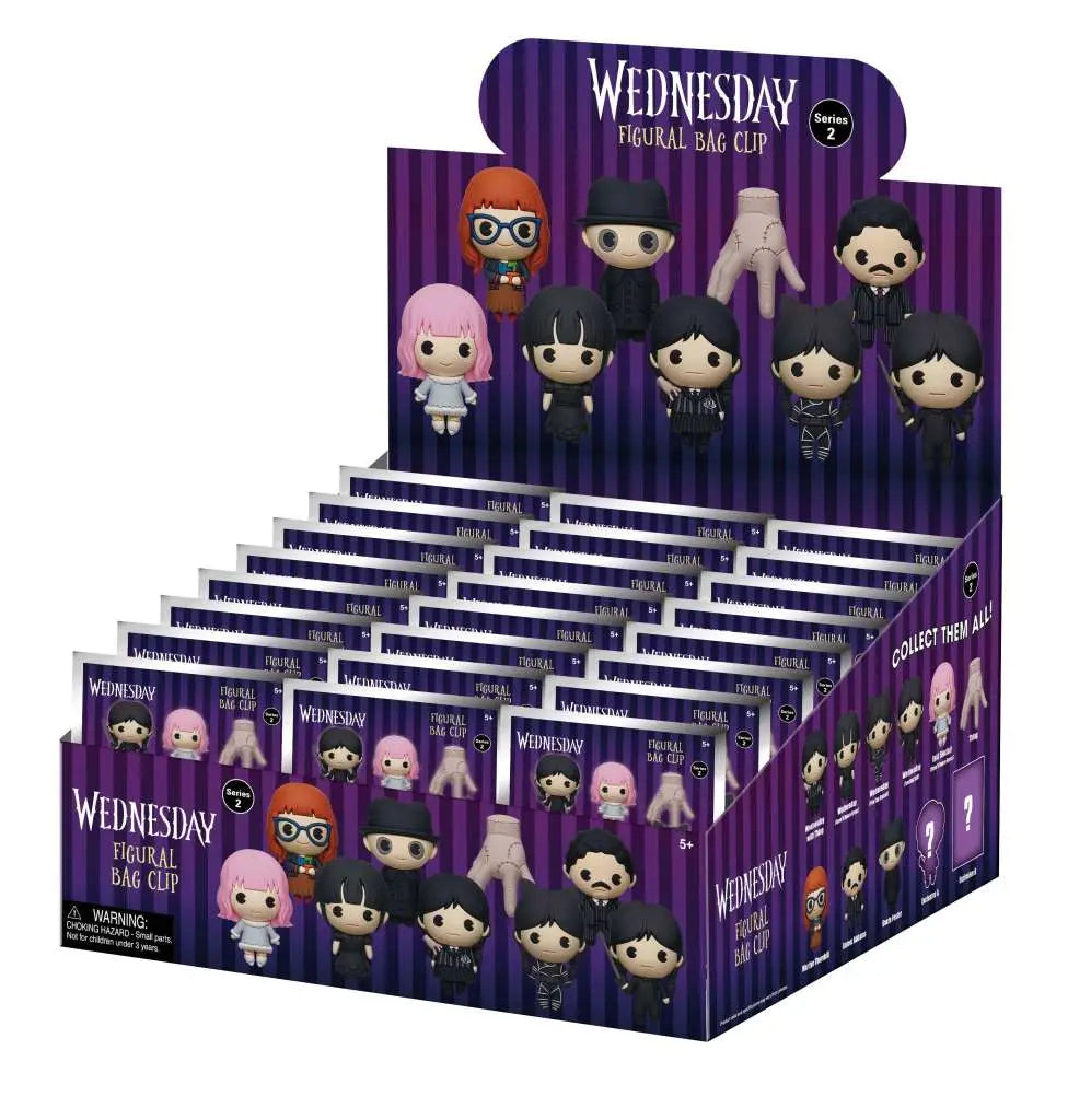 WEDNESDAY S2 Bolsa CLIP BLIND Caja DISPLAY (24) Frikytopia