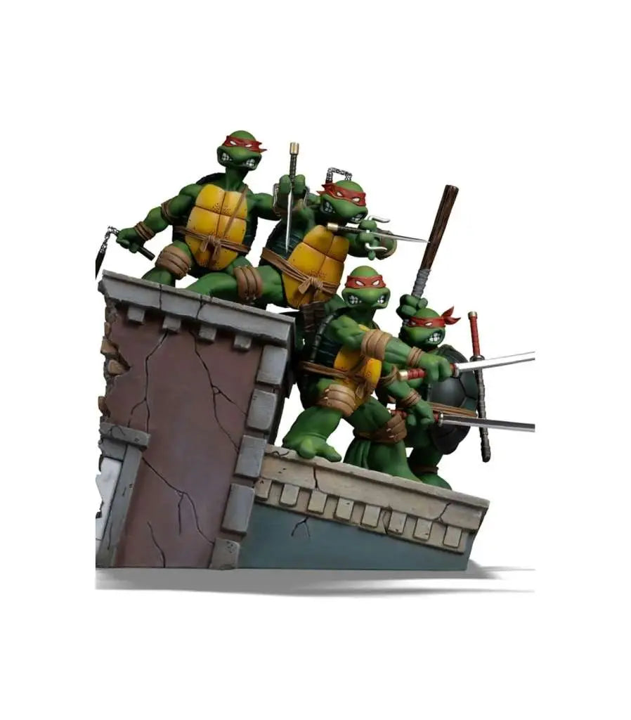 TEENAGE MUTANT NINJA TURTLES KEVIN EASTMAN VERSION 1/10 Estatua SET Frikytopia