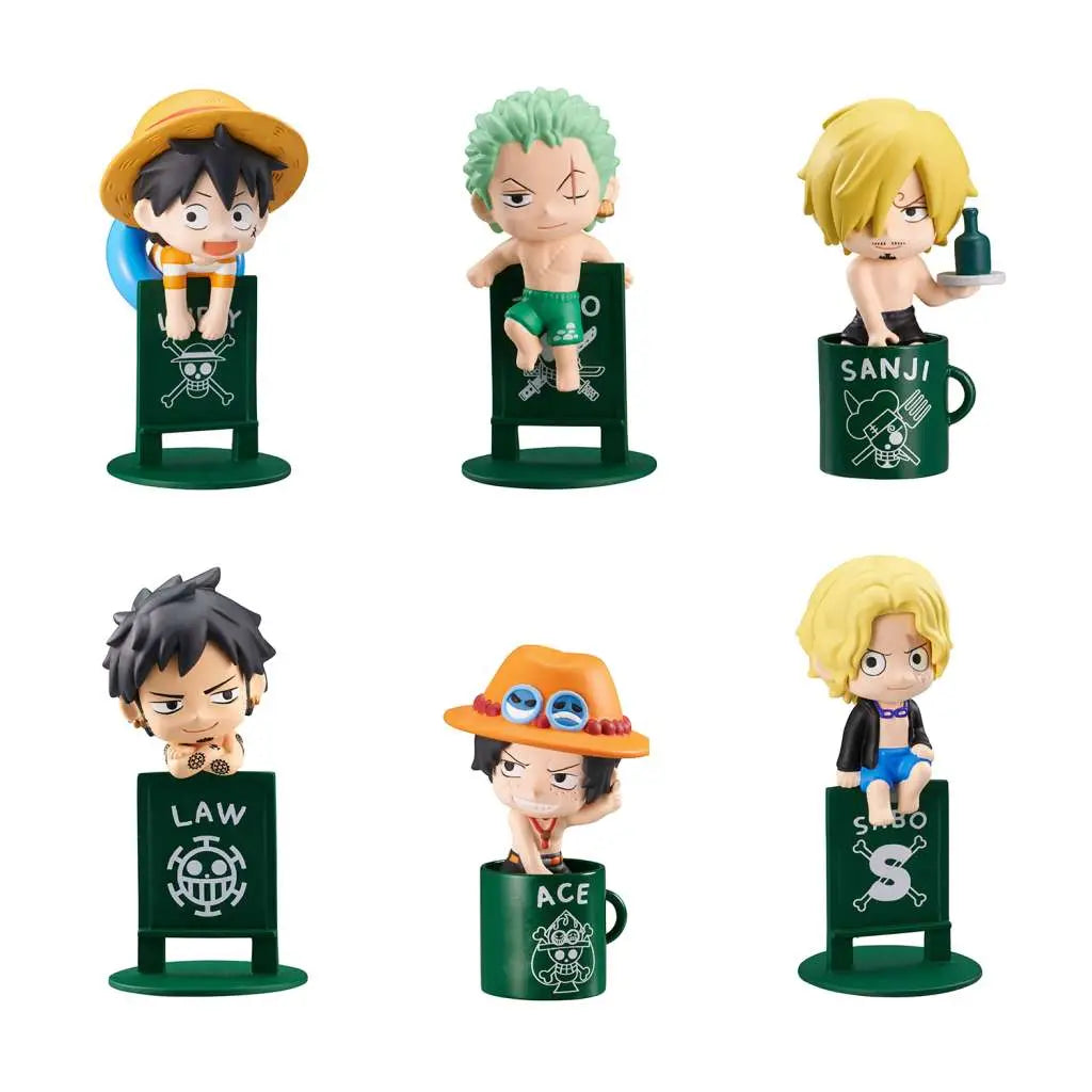 ONE PIECE OCHATOMO SERIES PIRATES VACANCE DISPLAY (8) Frikytopia