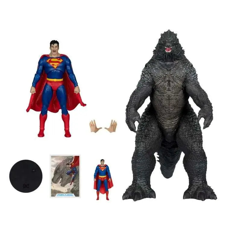 DC Justice League Monsterverse DC Multiverse Pack de 2 Figuras Superman Vs. Godzilla 30 cm
