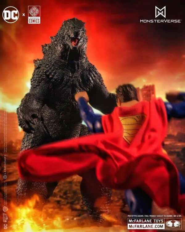 DC Justice League Monsterverse DC Multiverse Pack de 2 Figuras Superman Vs. Godzilla 30 cm