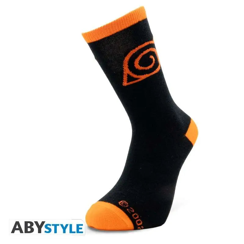 NARUTO SHIPPUDEN BLACK KONOHA Calcetines