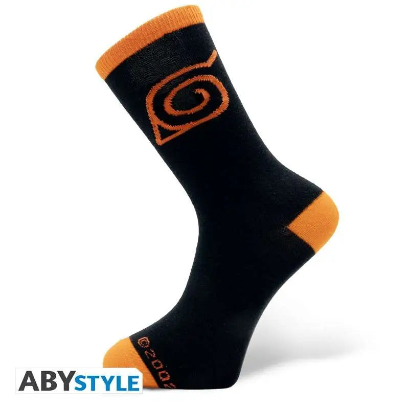 NARUTO SHIPPUDEN BLACK KONOHA Calcetines