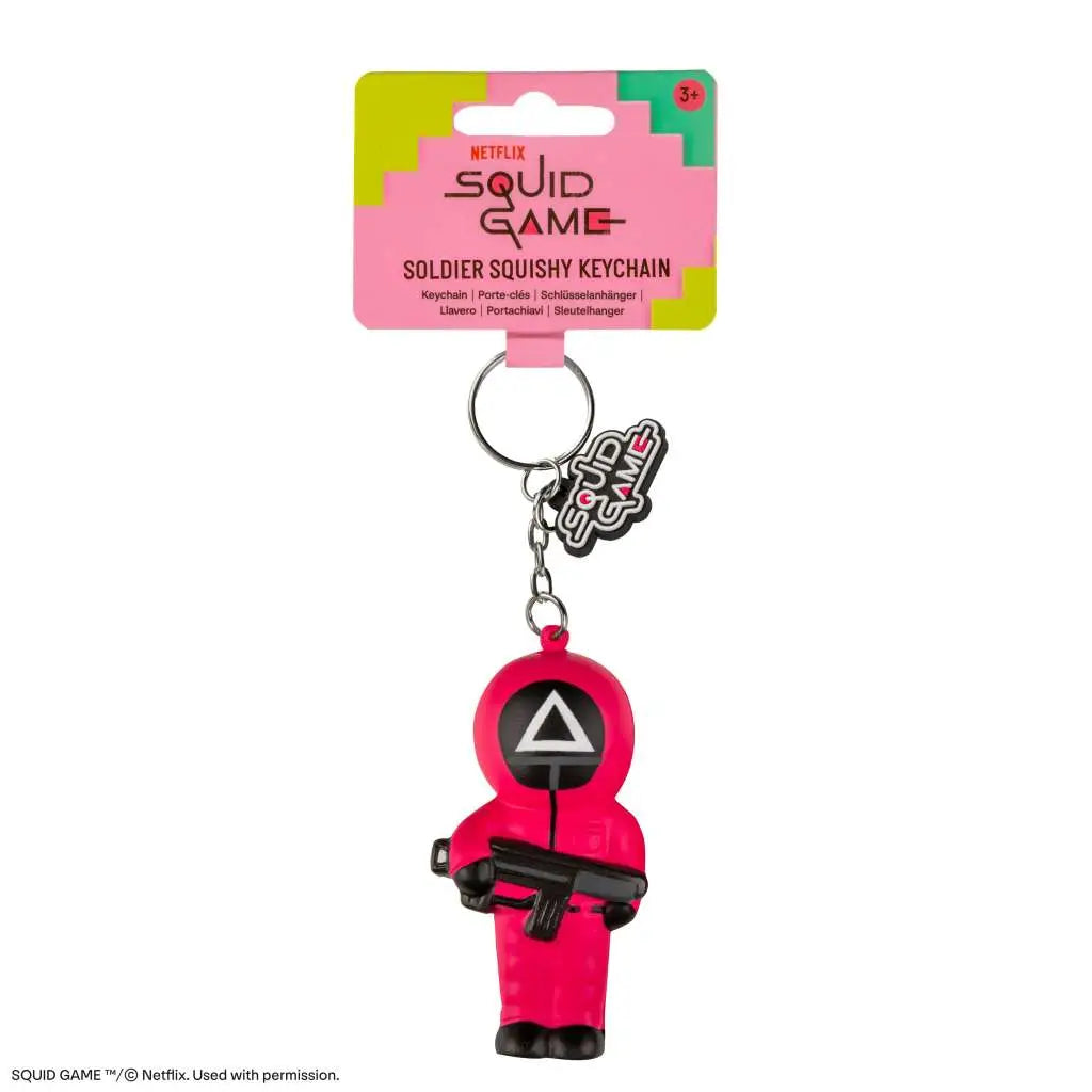 SQUID GAME SOLDIER SQUISHY Llavero