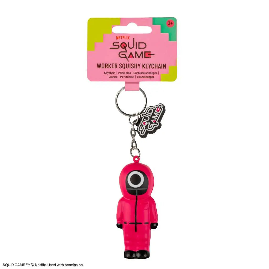 SQUID GAME WORKER SQUISHY Llavero Frikytopia