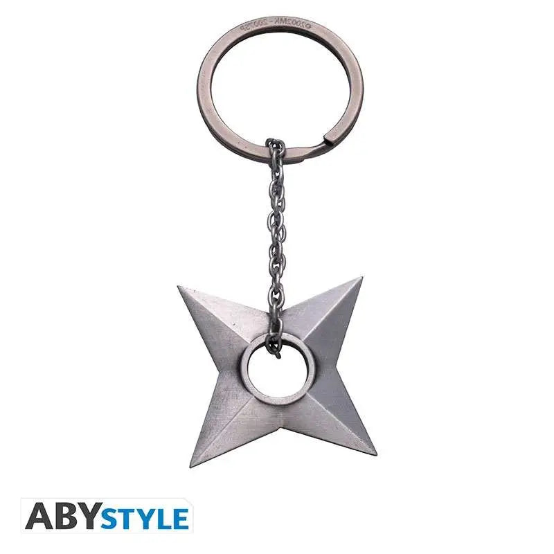 NARUTO SHIPPUDEN SHURIKEN KONOHA 3D Llavero