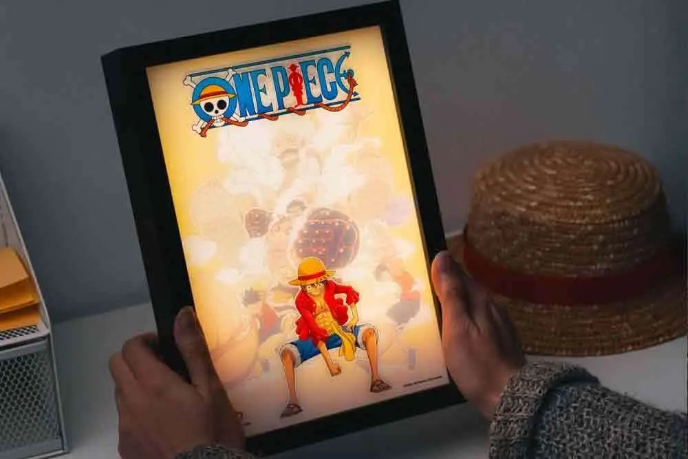 One Piece Lámina LED enmarcada