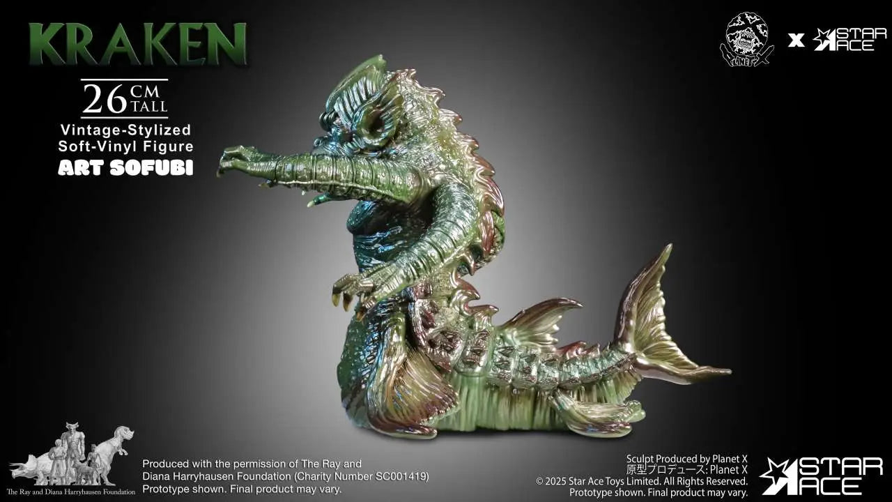 Ray Harryhausen's Estatua Soft Vinyl The Kraken Vintage Style 25 cm