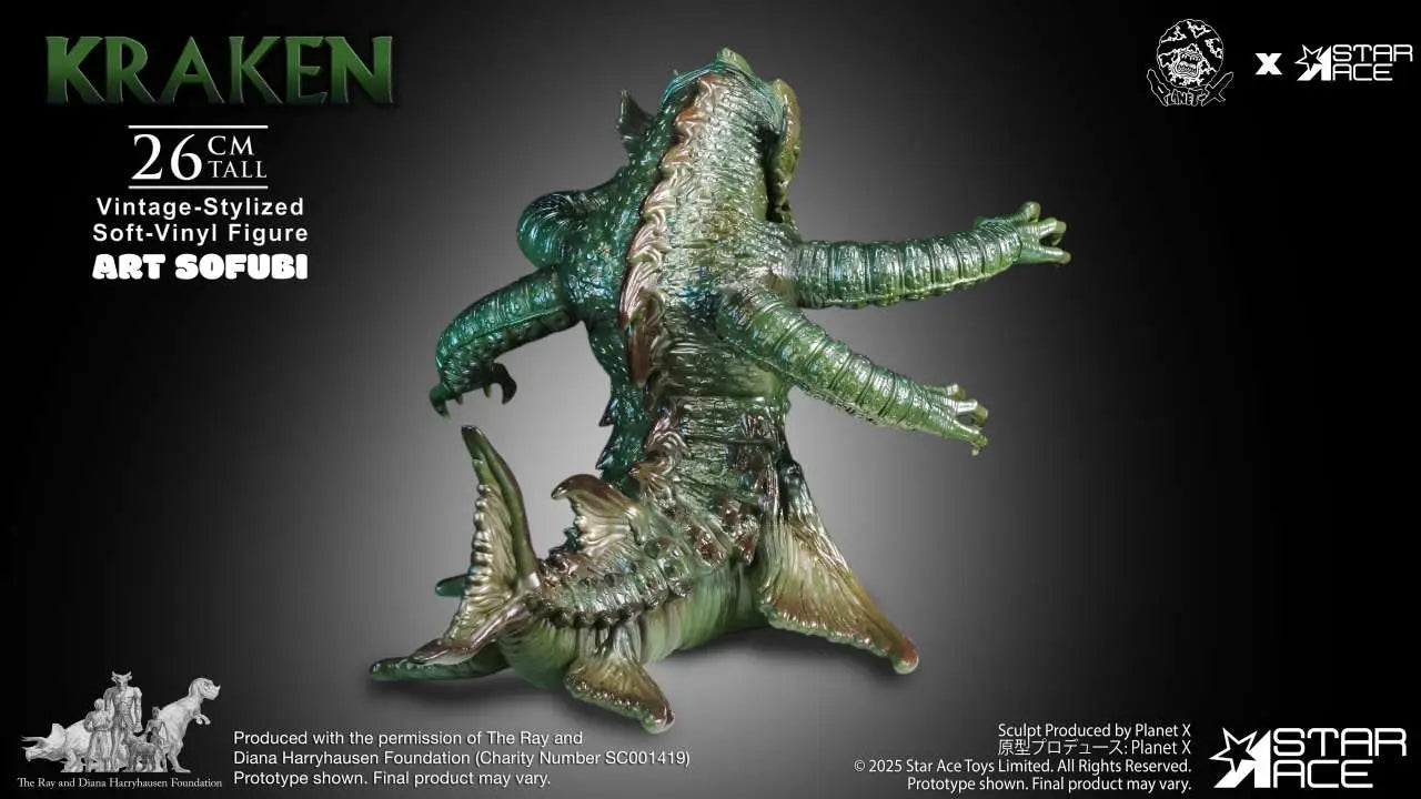 Ray Harryhausen's Estatua Soft Vinyl The Kraken Vintage Style 25 cm