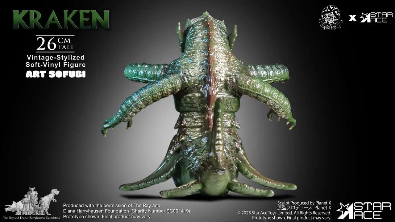 Ray Harryhausen's Estatua Soft Vinyl The Kraken Vintage Style 25 cm