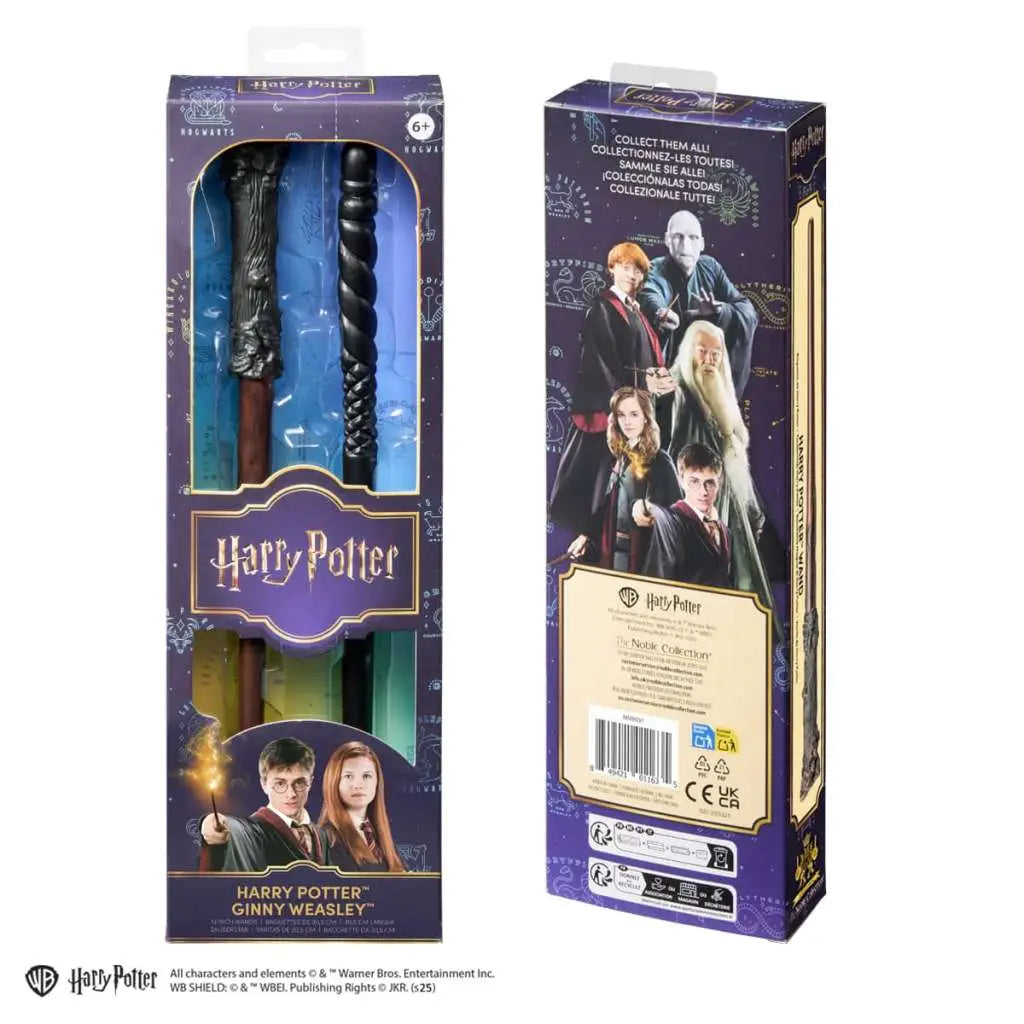 Harry Potter Paquete doble de varitas de juego de rol Harry Potter & Ginny Weasley 30 cm
