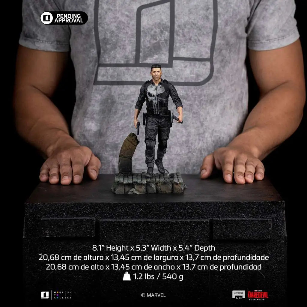 DAREDEVIL BORN AGAIN PUNISHER 1/10 Estatua