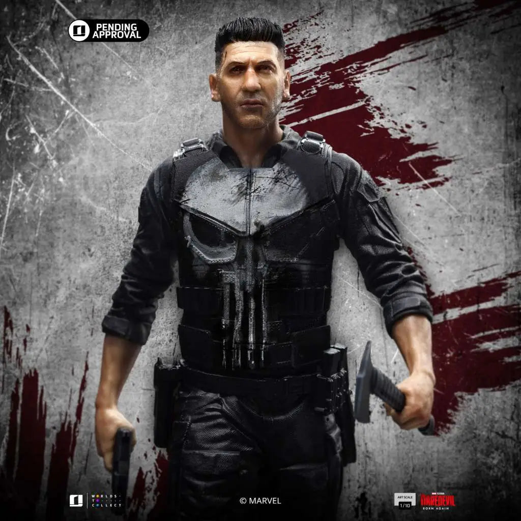 DAREDEVIL BORN AGAIN PUNISHER 1/10 Estatua