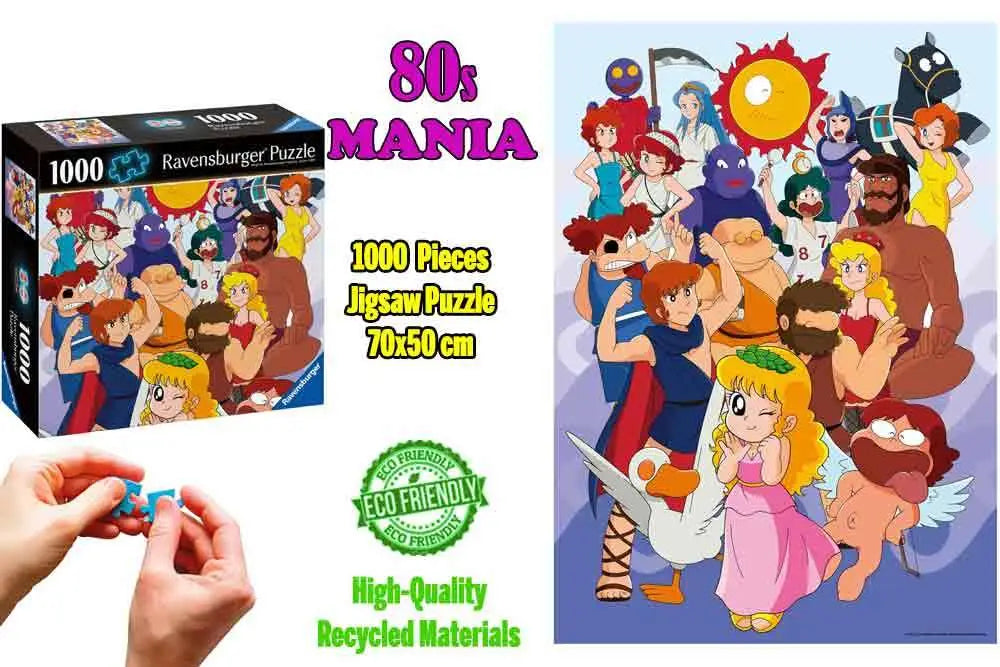 POLLON 80S MANIA 1000 PIECES JIGSAW Puzle