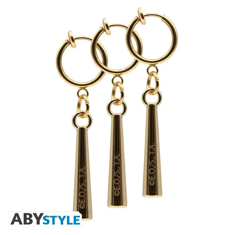 ONE PIECE ZORO 3 EARRINGS Réplica