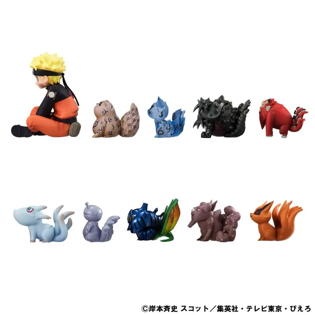 NARUTO SHIPPUDEN GAIDEN UZUMAKI NARUTO & BIJU GEM SET Estatua