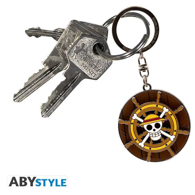 ONE PIECE THOUSAND SUNNY'S HELM MOVING Llavero