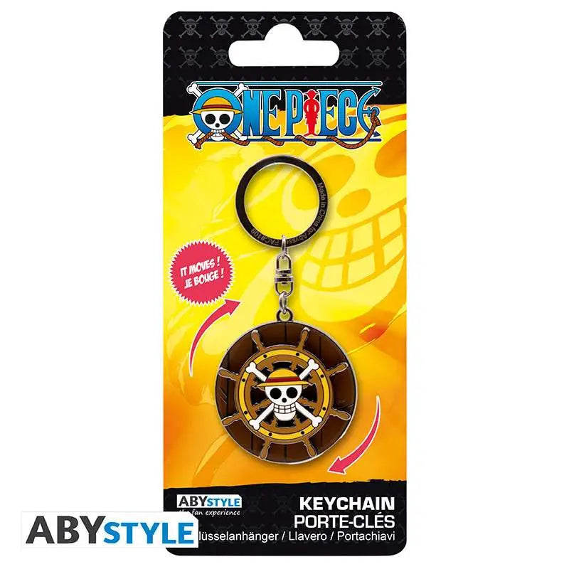 ONE PIECE THOUSAND SUNNY'S HELM MOVING Llavero