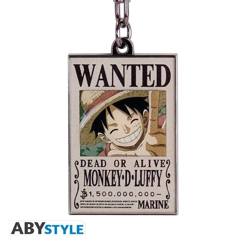 ONE PIECE LUFFY WANTED Llavero
