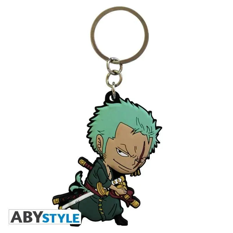 Llavero PVC Abystyle One Piece Zoro Super Deformed
